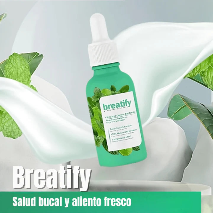 BREATIFY SPRAY REFRESCANTE BUCAL, LLEVA EL SEGUNDO CON EL 25% DE DCTO
