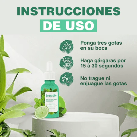 BREATIFY SPRAY REFRESCANTE BUCAL, LLEVA EL SEGUNDO CON EL 25% DE DCTO